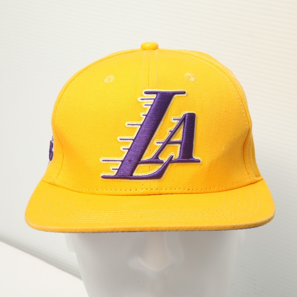 Pro Standard Los Angeles Lakers Hat Mens OSFM Yellow Purple NBA Snapback Cap